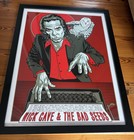 Autographed Nick Cave And The Bad Seeds 2017 Tour Poster Signed By Nick Cave