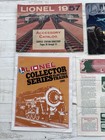 Lionel Train Catalogs   Ephemera Lot  9 Pcs  1957 1986 Century Club Inside Track