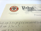 Vintage 1890-94  Pabst Blue Ribbon Beer Purchase Order Record  Rare 