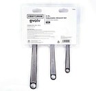 Craftsman 3 Piece Adjustable Wrench Set - 6  8  10 Inch Length  damaged Packing 