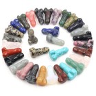 Mini Penis Figurine Natural Quartz Stone Crystal Healing Carved Crafts 10pcs