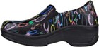 Skechers Womens Work Relaxed Fit Upswep Sr Clog Slip Resistant Black multi