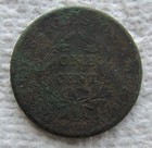 1798 1c Bn Draped Bust Copper Large Cent Rare Key Date Full Date Corroded