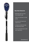Callaway Golf Pocket 6  Ball Retriever With Blue Zip Cover