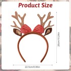 Christmas Antlers Headband Brown Reindeer Ears Headbands Reindeer Antlers 