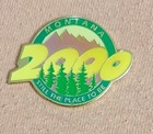 Montana 2000 Still The Place To Be Travel Souvenir Lapel Pin