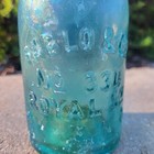 Pablo   Co Blob Top Bottle 334 Royal St  New Orleans  1800 s