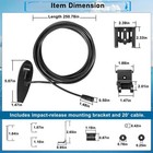 710295-1 Xnt 9 Hw Mdi 75t For Helix 7 8 Chirp Mega Gps Transom Mount Transducer