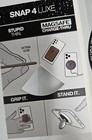 Ohsnap - Snap 4 Luxe Magnetic Phone Grip - Ultra-thin  Fits Any Phone Black 