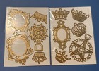 Anna Griffin Crown Cut And Emboss Dies 11 Pcs   Instruction Sheet New
