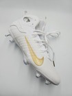 Mens Size 8 Nike Lacrosse Cleats Huarache 9 Elite Low Lax White Gold Fd0088-100