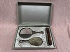B62 Towle Art Deco Vintage Silver Brush  Comb   Mirror Set