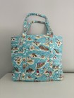 Vera Bradley Nwt Large Iconic Vera Tote Bag Beach Toile Nautical ocean Blue