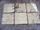 6 Antique Tin Ceiling Tiles 12 x12  Chippy Paint C1900 Small Pattern More Avaibl