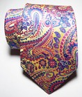 New Classic Paisley Beige Pink Blue Jacquard Woven 100  Silk Men s Tie Necktie