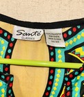 African Dashiki Kaftan Dress Beautiful Brightly Colored African Print By Sante   