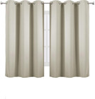 Light Beige Thermal Blackout Curtains 38 X 54 Inch set Of 2 Panels Room Darkenin