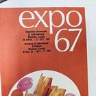 Montreal Canada Expo67 Expo Brochure Guide Exposition Travel Ephemera 1967 Vtg