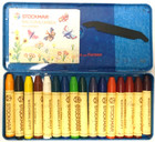 Stockmar Beeswax Stick Crayons  Set Of 16 - Non-toxic  Toddler   Kids