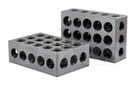 Shars 1 Matched Pair Ultra Precision 1-2-3 123 Block Set 23 Holes New   