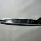 Gingher 8 Inch Chrome Sewing Scissors Shears Made In Brazil Vintage