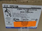 Box Of 50 Thomas betts Cpc125 Cobra Pipe Clamp 1-1 4in