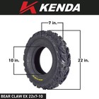 Kenda Bear Claw Ex 22x7-10 Front Atv 6 Ply Tires Bearclaw 22x7x10 - 2 Pack