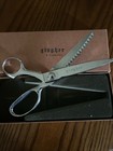 Gingher Left Handed Pinking Shears G-7pl Chrome Scissors Vtg Box