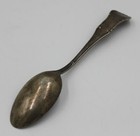 Enameled Usa Flag Missouri H938   Antique Sterling Silver   925  Souvenir Spoon 