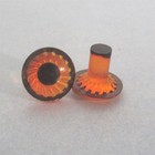 12 Teddy Bear Eye Stuffed Animal Celluloid Plastic 13 32  Dia Vintage Original