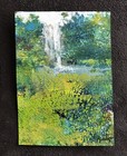 Aceo Atc Painting Print Landscape Waterfall Garden Art Trading Card Signed