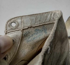 Vtg White Leather Lace Up Baby Shoes Booties Classic Antique Style