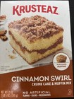 Krusteaz Cinnamon Swirl Crumb Cake   Muffin Mix 21 Oz