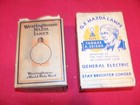 2 Antique Mazda Light Bulbs Ge General Electric Thomas Edison Westinghouse Lamps
