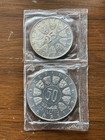 1964 Austria 25 And 50 Schillings Silver Sealed Mint Pack  tm1073