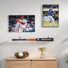 Baseball Bat Holder Wall Mount  Black Bat Display Rack  Iron Softball Bat Storag