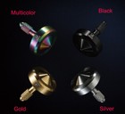 Stainless Steel Hand Twisting Spinning Top Gyro Gyroscope Spinner Toy Gift