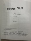 Empty Nest First Draft With Estelle Getty Autograph