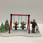 Lemax Hearthside Village Series 53152 Porcelain Park Swing Accessory
