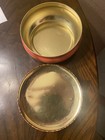 Vintage Daher Fascination Face Powder Tin Boudoir Container Made In England
