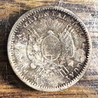 1877-a Uruguay 10 Centesimos Nice Original Vf Km-14 Two Year Type Chrc