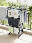 4-tier Foldable Stainless Steel Drying Rack 60 7  Laundry