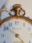 Hampden Diadem Mechanical Watch Gold Filled Full Hunter White Dial