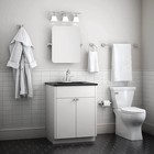 Delta Portwood Bath Hardware Set W  24 In  Towel Bar   Toilet Paper Holder
