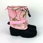 Red Head Girls Pink Duck Snow Waterproof Boots Camouflage Insulated Youth Sz 4