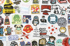 50pcs Funny Hard Hat Stickers For Helmet Hilarious Stickers Virus Decals Face Ma