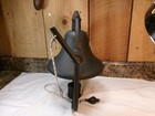 Vintage 1990 s Cast Iron 12 5  Tall Farmhouse Dinner Bell W pole Mount Bracket