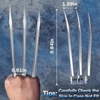 One Pair Of Wolf Claws Anti-break Real Wolverine Claws X-men