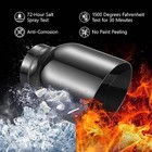 Exhaust Tip 2 5 Inch Inlet  2 5  Inlet 4  Outlet 5  Inlet 2 5  Outlet 4 