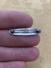 Vintage Stieff Repousse Roses Sterling Silver Designer Signed Bar Pin Brooch